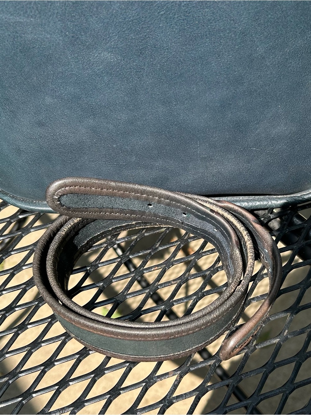 Coach Vintage Blue Classic Shoulder Bag - Picture 3 of 16